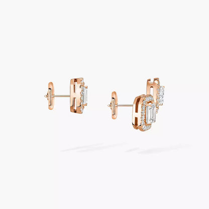 [AuraEcho]Diamond Earrings 0,10ct My Twin 1+2