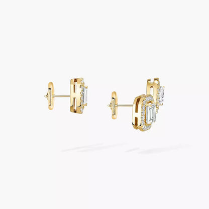 [AuraEcho]Diamond Earrings 0,10ct My Twin 1+2