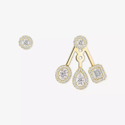 [AuraEcho] My Twin Trio  Diamond Earrings