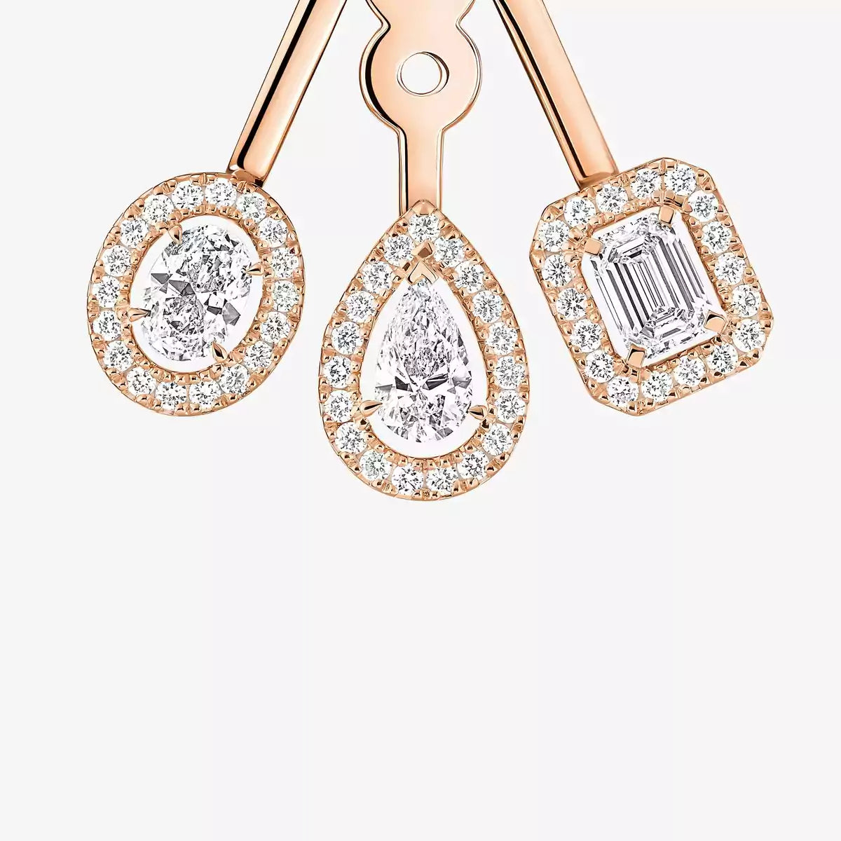 [AuraEcho] My Twin Trio  Diamond Earrings