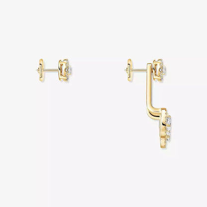 [AuraEcho] My Twin Trio  Diamond Earrings