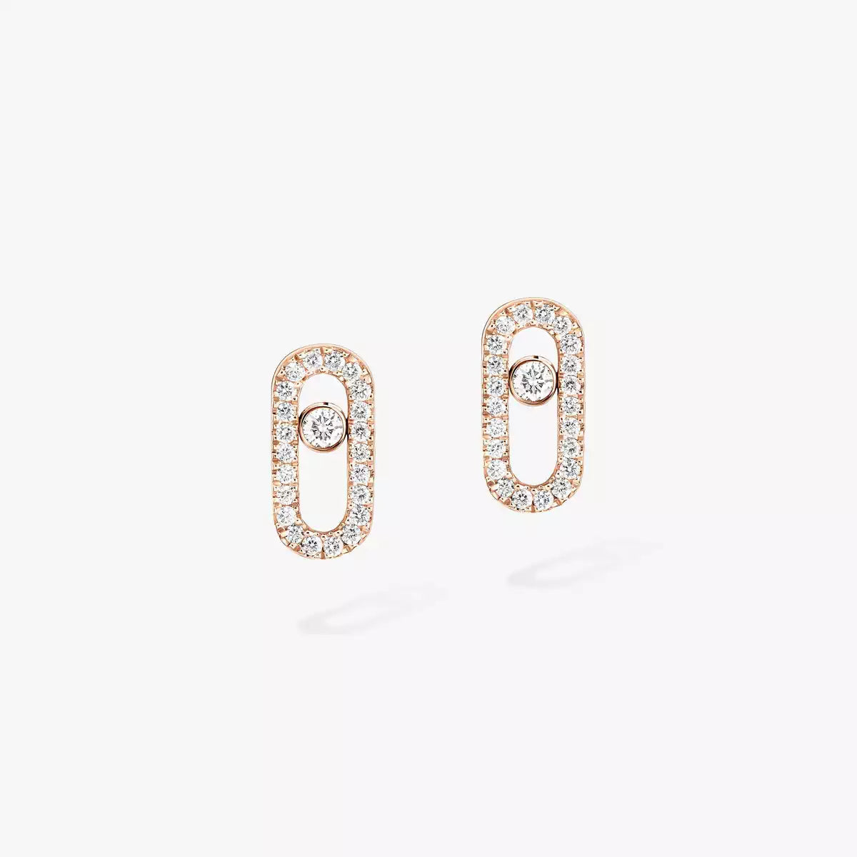 [AuraEcho]Move Uno Diamond Earrings