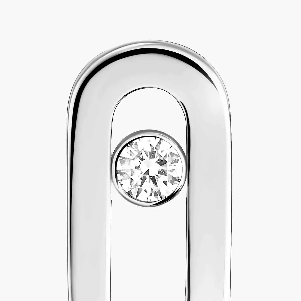 [AuraEcho]Move Uno Diamond Stud Earrings