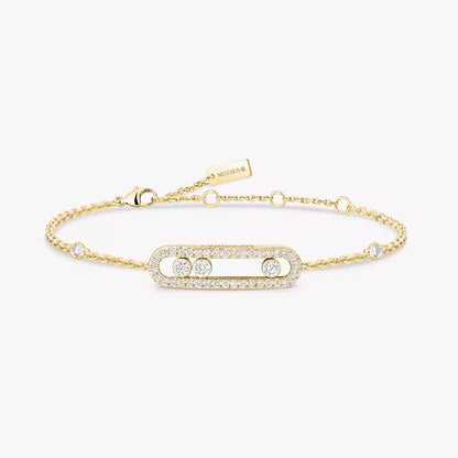[AuraEcho]Pavé Baby Move Diamond Bracelet