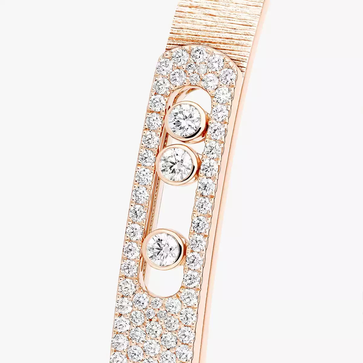 [AuraEcho]Move Noa Ciselé half pavé bangle