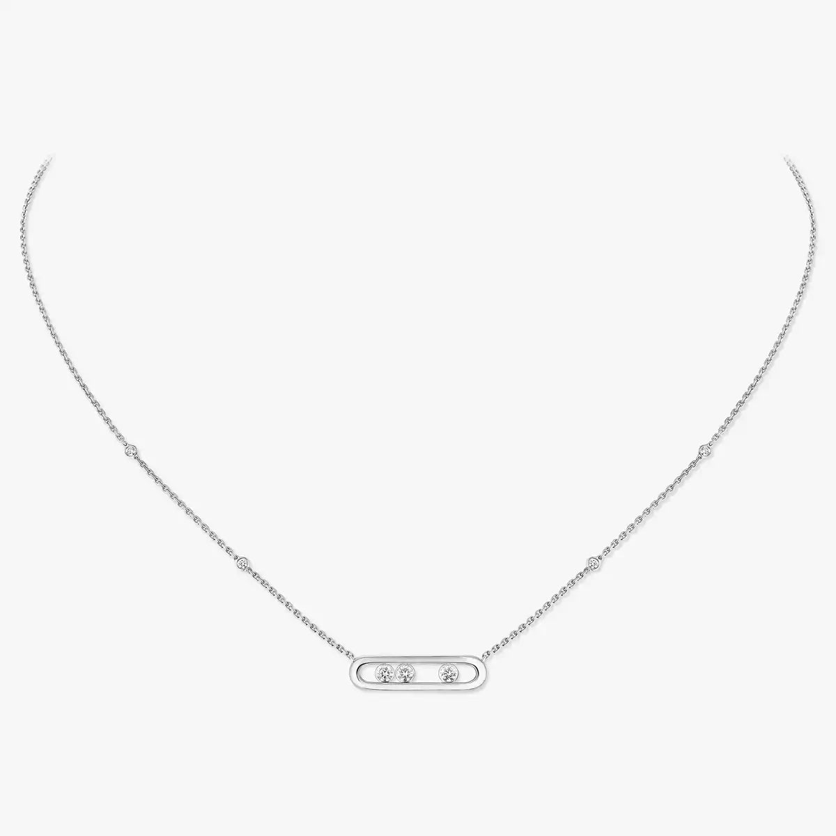[AuraEcho] Baby Move Gold Diamond Necklace