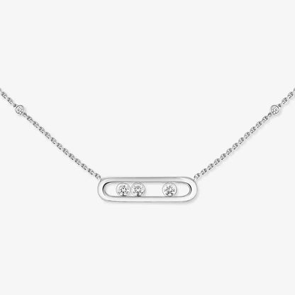 [AuraEcho] Baby Move Gold Diamond Necklace