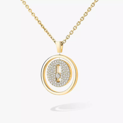 [AuraEcho] Lucky Move Diamond Necklace
