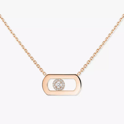 [AuraEcho]So Move Diamond Necklace in Gold
