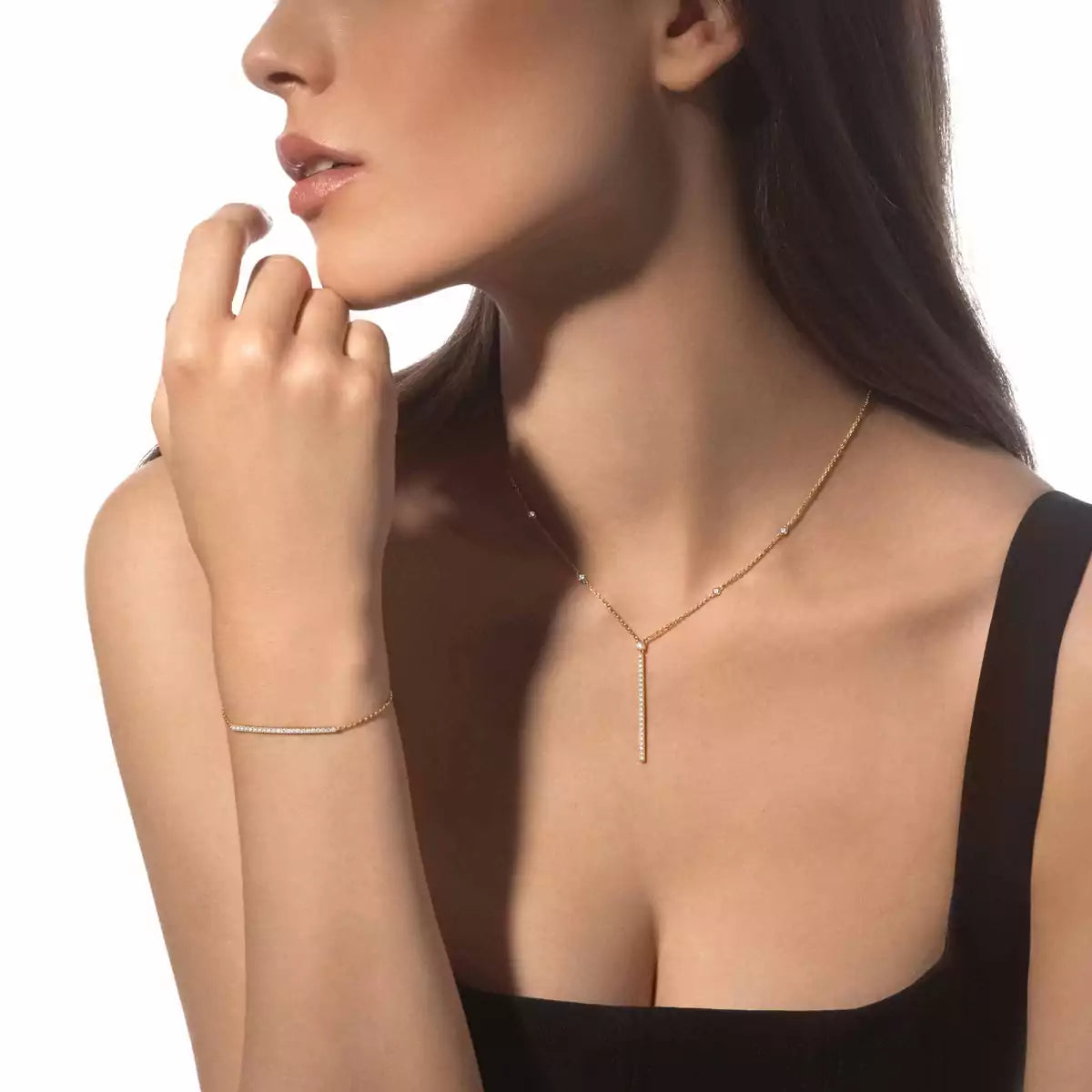 [AuraEcho]Diamond Thin Bangle 0.15ct My Twin Toi & Moi