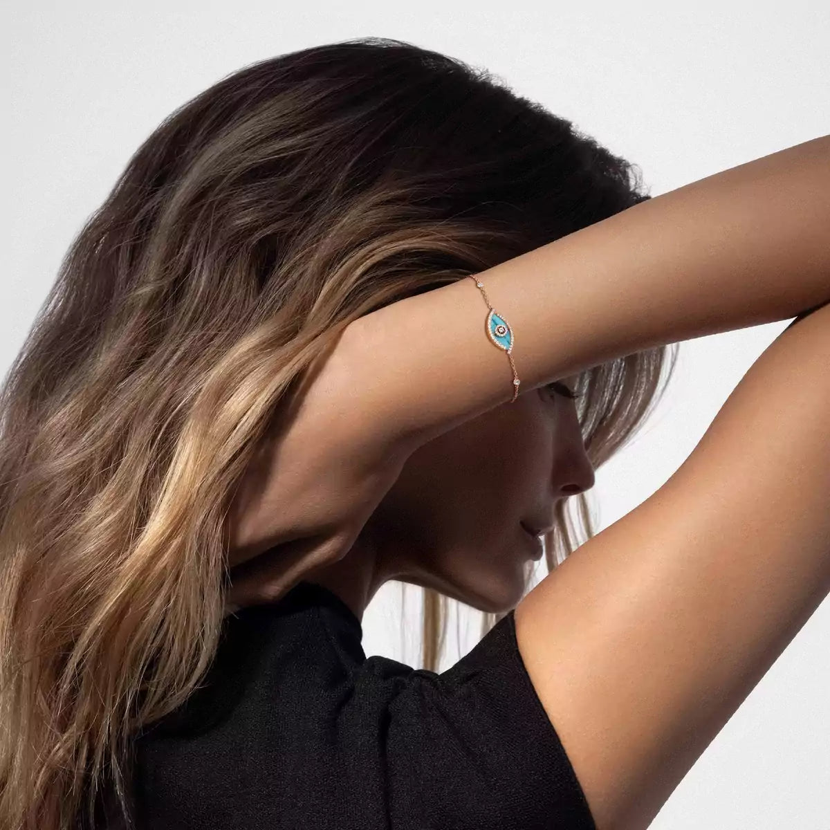 [AuraEcho]Lucky Eye Diamond Bracelet