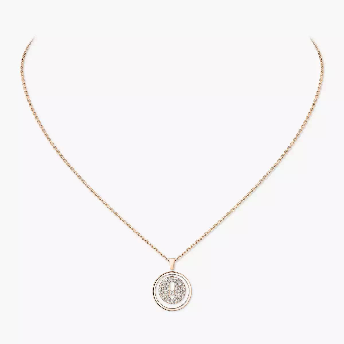 [AuraEcho] Lucky Move Diamond Necklace