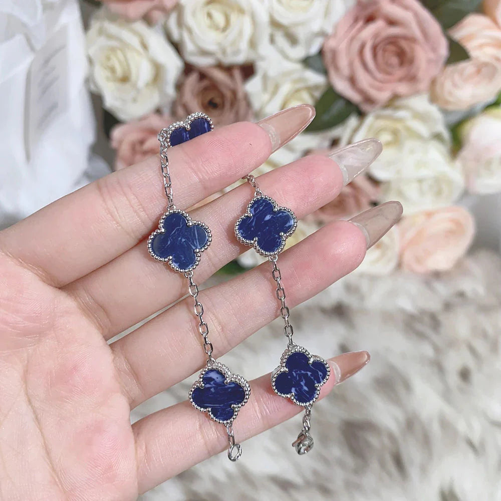 [Auraecho]CLOVER 5 MOTIF PIETERSITE BRACELET COLLECTION